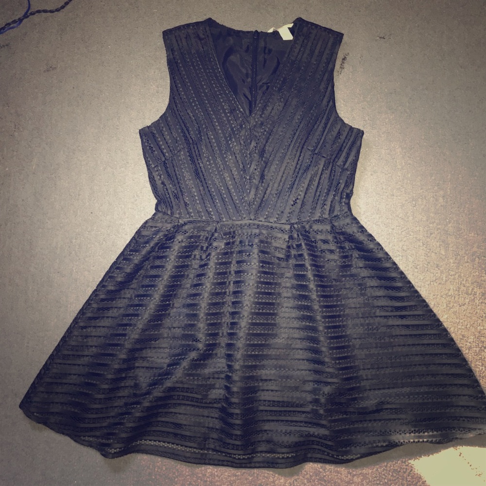 Black Mini A Line Dress